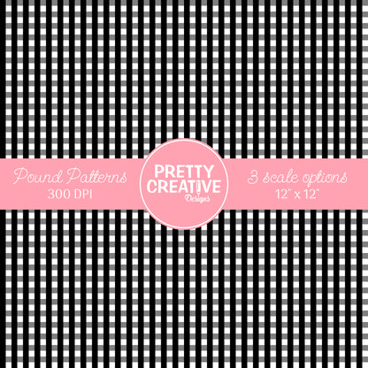 Seamless Pound Pattern 18 (Large, Medium & Small Scale)