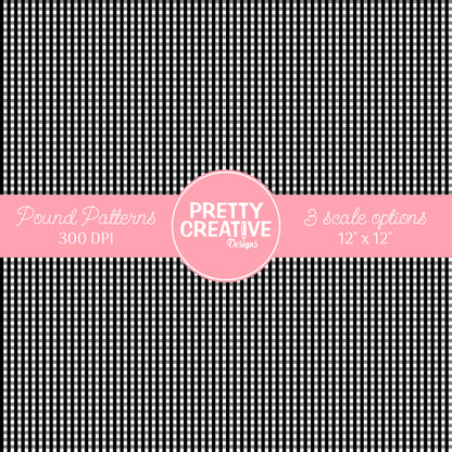 Seamless Pound Pattern 18 (Large, Medium & Small Scale)
