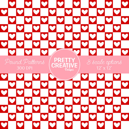 Seamless Pound Pattern 2 (Large, Medium & Small Scale)