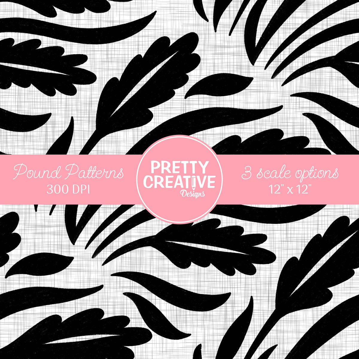 Seamless Pound Pattern 29 (Large, Medium & Small Scale)