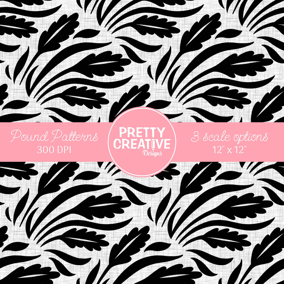 Seamless Pound Pattern 29 (Large, Medium & Small Scale)