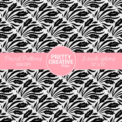 Seamless Pound Pattern 29 (Large, Medium & Small Scale)