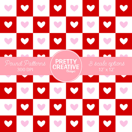 Seamless Pound Pattern 3 (Large, Medium & Small Scale)