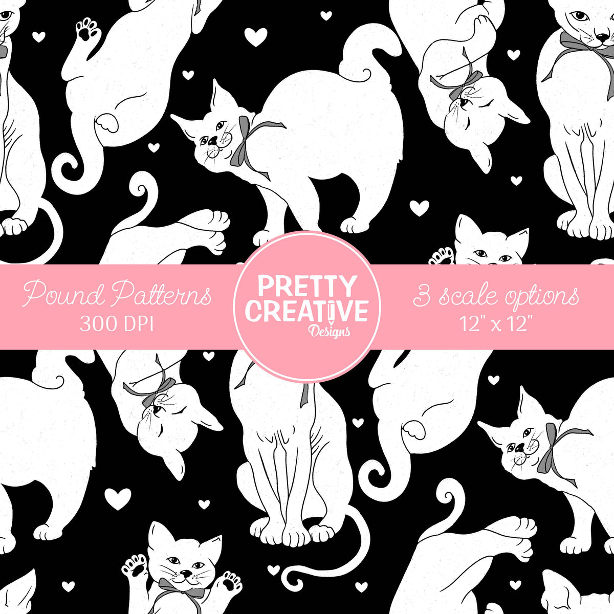 Seamless Pound Pattern 31 (Large, Medium & Small Scale)
