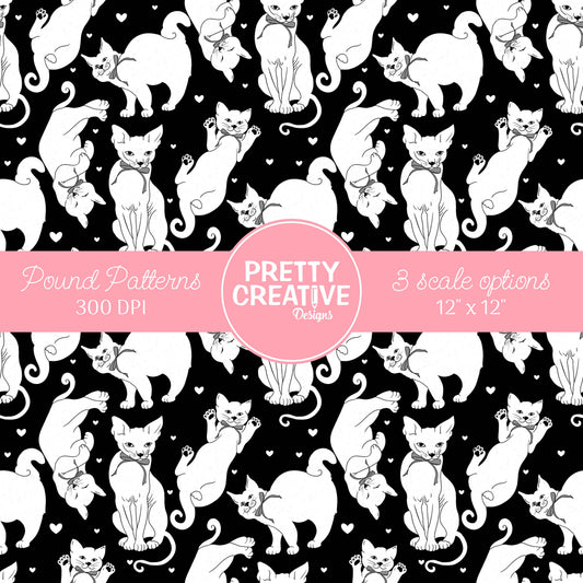 Seamless Pound Pattern 31 (Large, Medium & Small Scale)