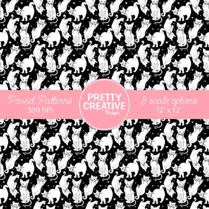 Seamless Pound Pattern 31 (Large, Medium & Small Scale)
