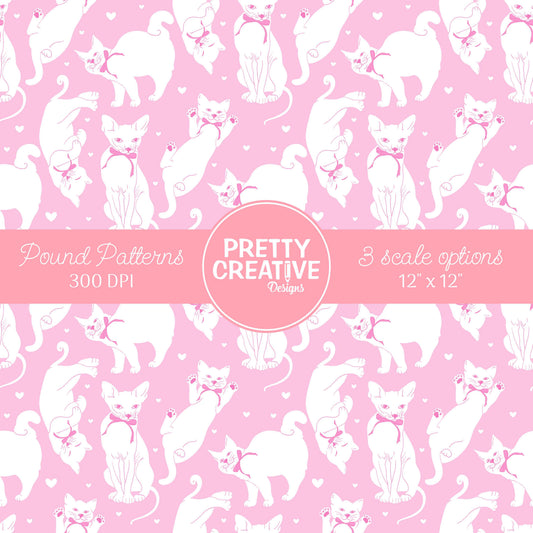 Seamless Pound Pattern 32 (Large, Medium & Small Scale)