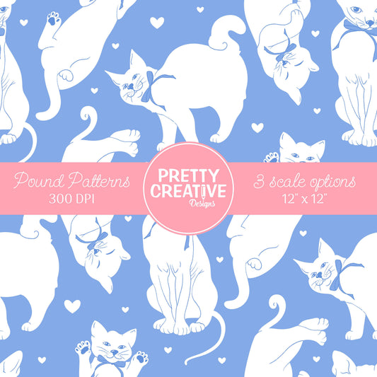Seamless Pound Pattern 33 (Large, Medium & Small Scale)