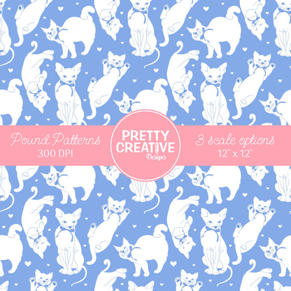Seamless Pound Pattern 33 (Large, Medium & Small Scale)