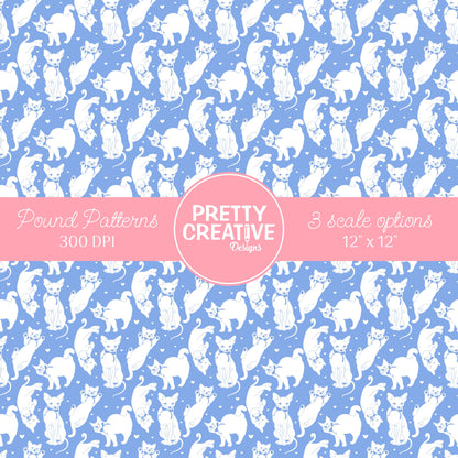 Seamless Pound Pattern 33 (Large, Medium & Small Scale)