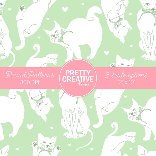 Seamless Pound Pattern 34 (Large, Medium & Small Scale)