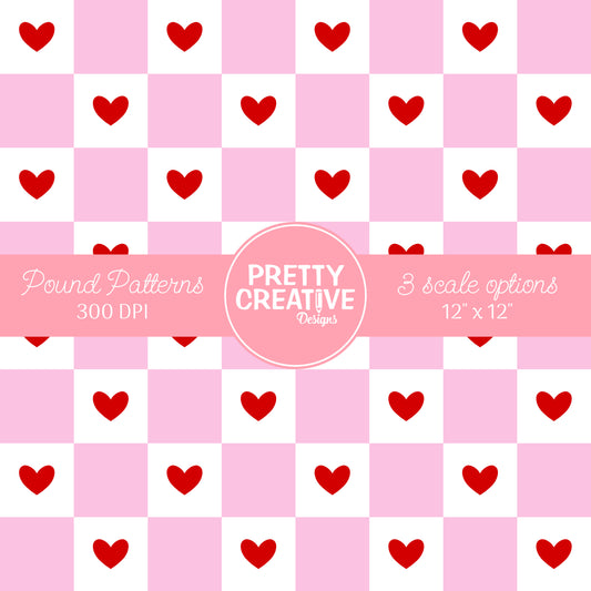 Seamless Pound Pattern 5 (Large, Medium & Small Scale)