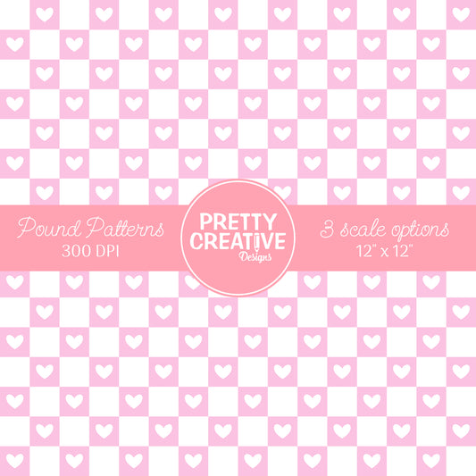 Seamless Pound Pattern 6 (Large, Medium & Small Scale)