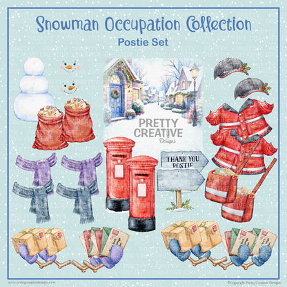 Snowman Occupation Collection Postie Version