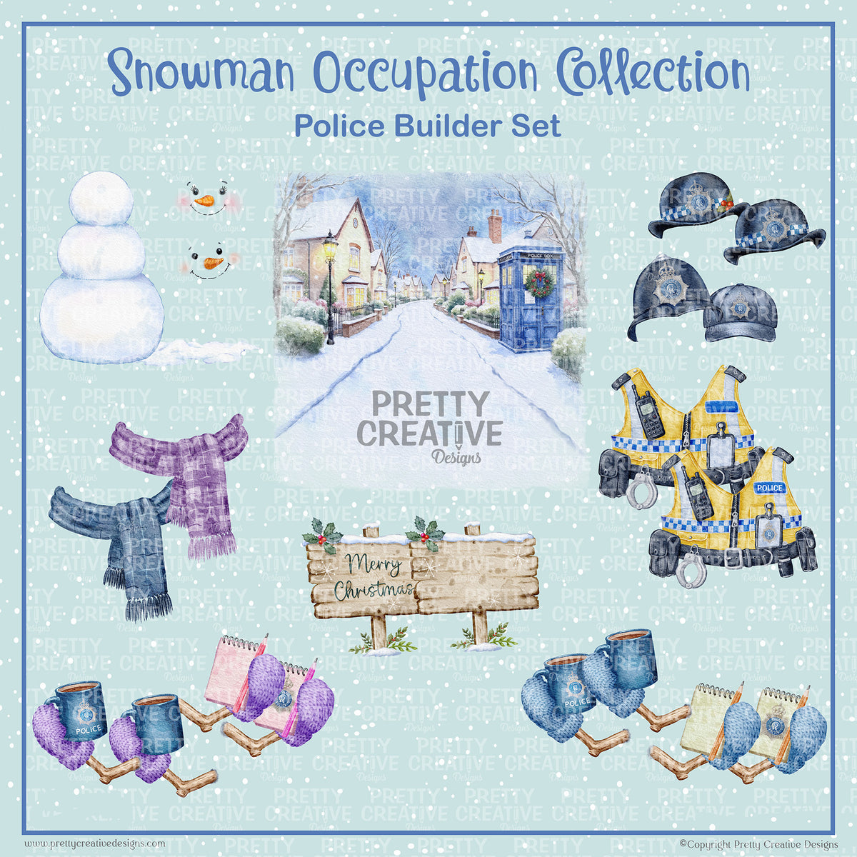 Snowman Occupation Collection Police Version