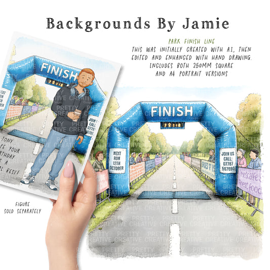 Backgrounds by Jamie - Runner Park Background