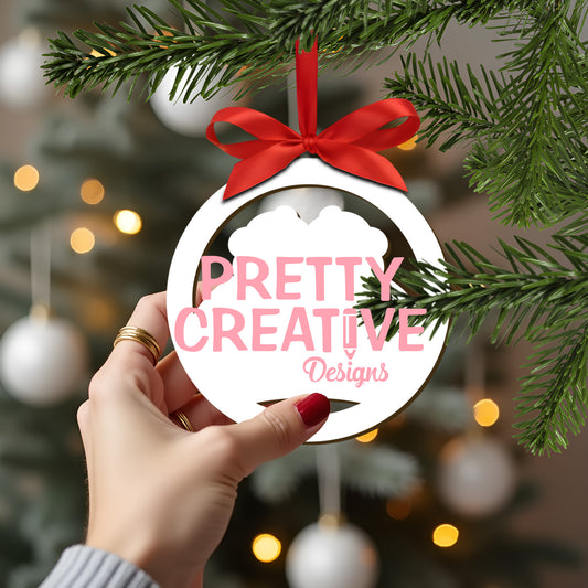Penguin Family Ornament AFFINITY Mockup