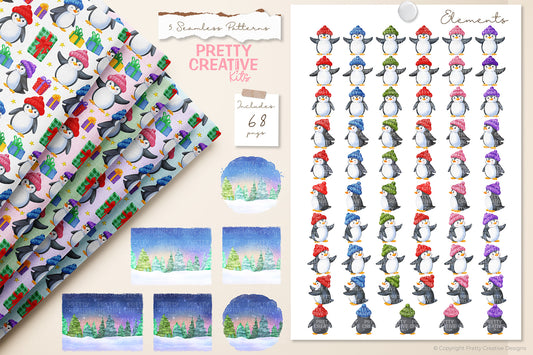 Perky Penguins Kit - LIMITED TO 30 SALES