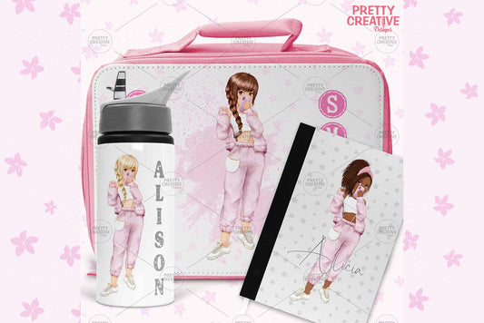 Facetime Girls Pink and Grey Bundle