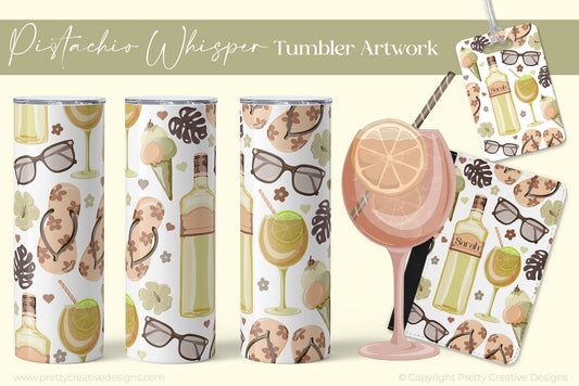 Pistachio Whisper Tumbler Wrap