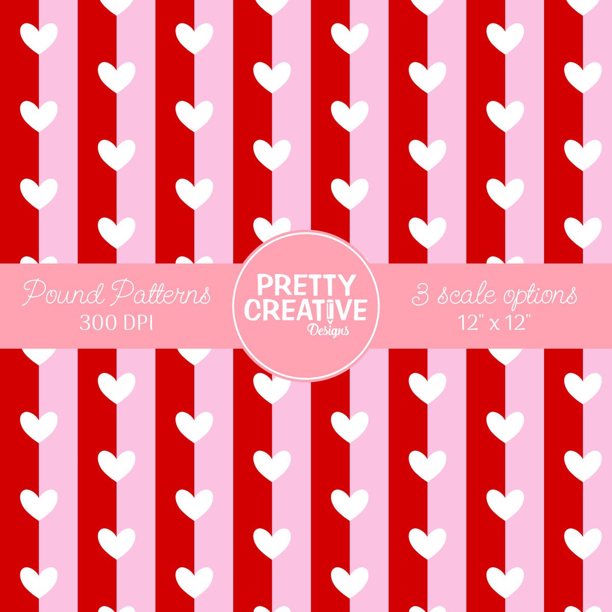 Seamless Pound Pattern 1 (Large, Medium & Small Scale)