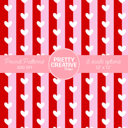 Seamless Pound Pattern 1 (Large, Medium & Small Scale)