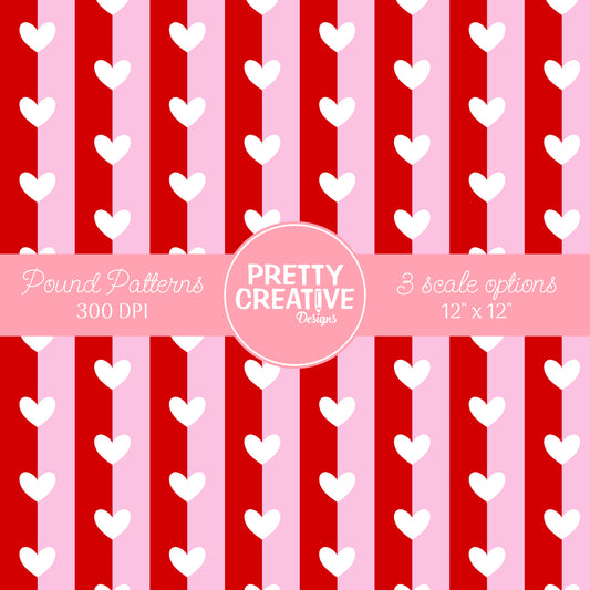 Seamless Pound Pattern 1 (Large, Medium & Small Scale)