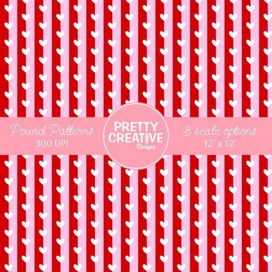 Seamless Pound Pattern 1 (Large, Medium & Small Scale)