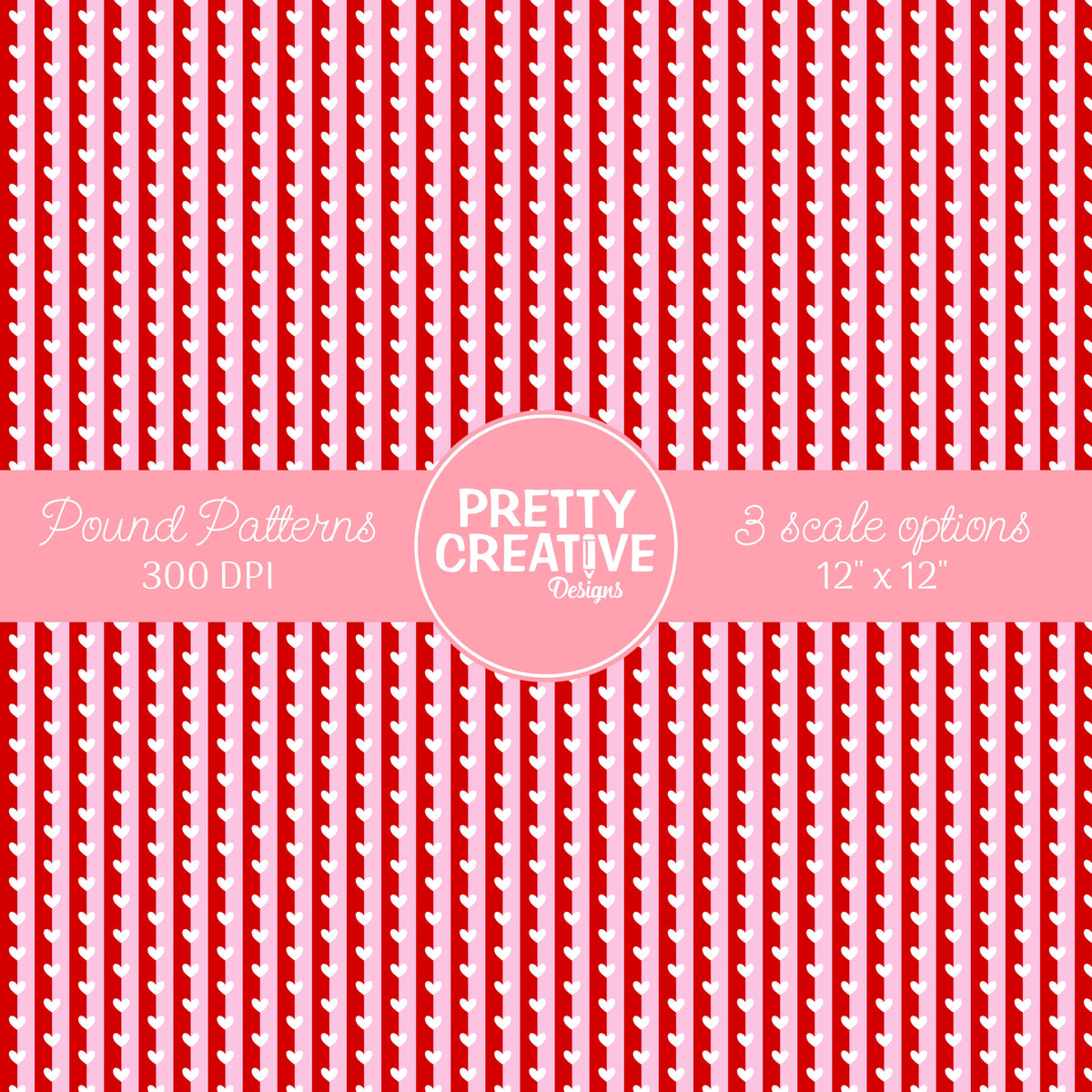 Seamless Pound Pattern 1 (Large, Medium & Small Scale)