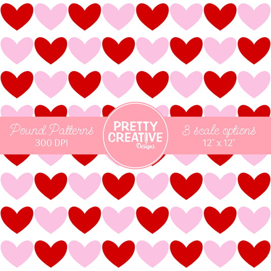 Seamless Pound Pattern 10 (Large, Medium & Small Scale)