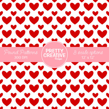 Seamless Pound Pattern 11 (Large, Medium & Small Scale)