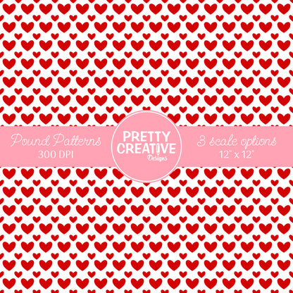 Seamless Pound Pattern 11 (Large, Medium & Small Scale)
