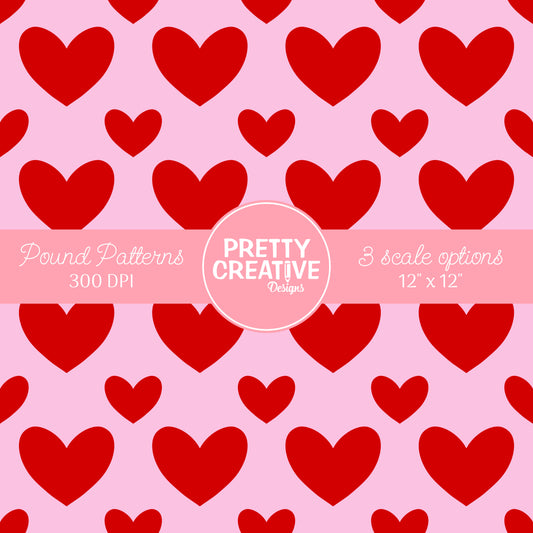 Seamless Pound Pattern 12 (Large, Medium & Small Scale)
