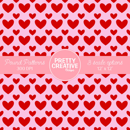 Seamless Pound Pattern 12 (Large, Medium & Small Scale)