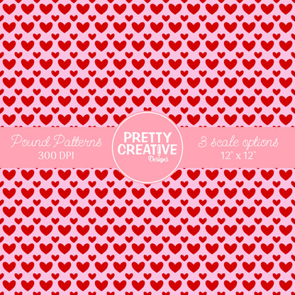 Seamless Pound Pattern 12 (Large, Medium & Small Scale)