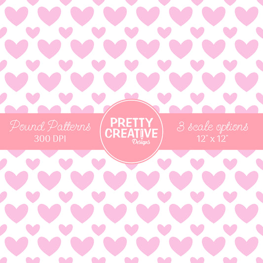 Seamless Pound Pattern 13 (Large, Medium & Small Scale)
