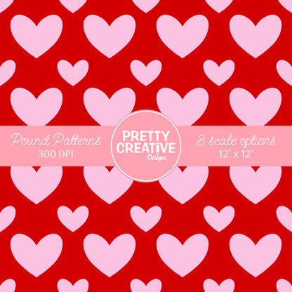 Seamless Pound Pattern 14 (Large, Medium & Small Scale)