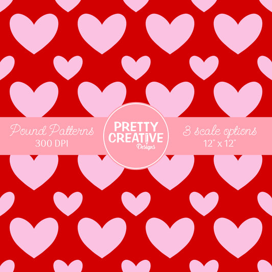 Seamless Pound Pattern 14 (Large, Medium & Small Scale)