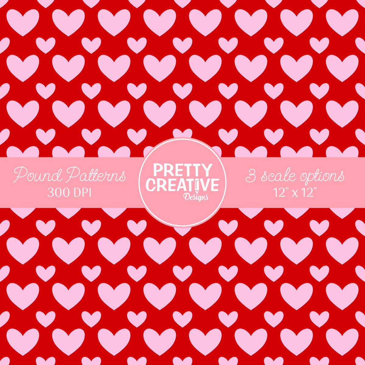 Seamless Pound Pattern 14 (Large, Medium & Small Scale)