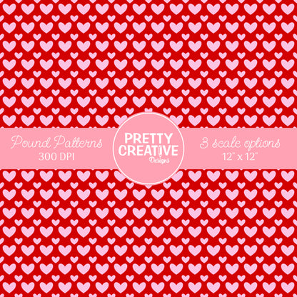 Seamless Pound Pattern 14 (Large, Medium & Small Scale)
