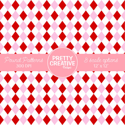 Seamless Pound Pattern 7 (Large, Medium & Small Scale)