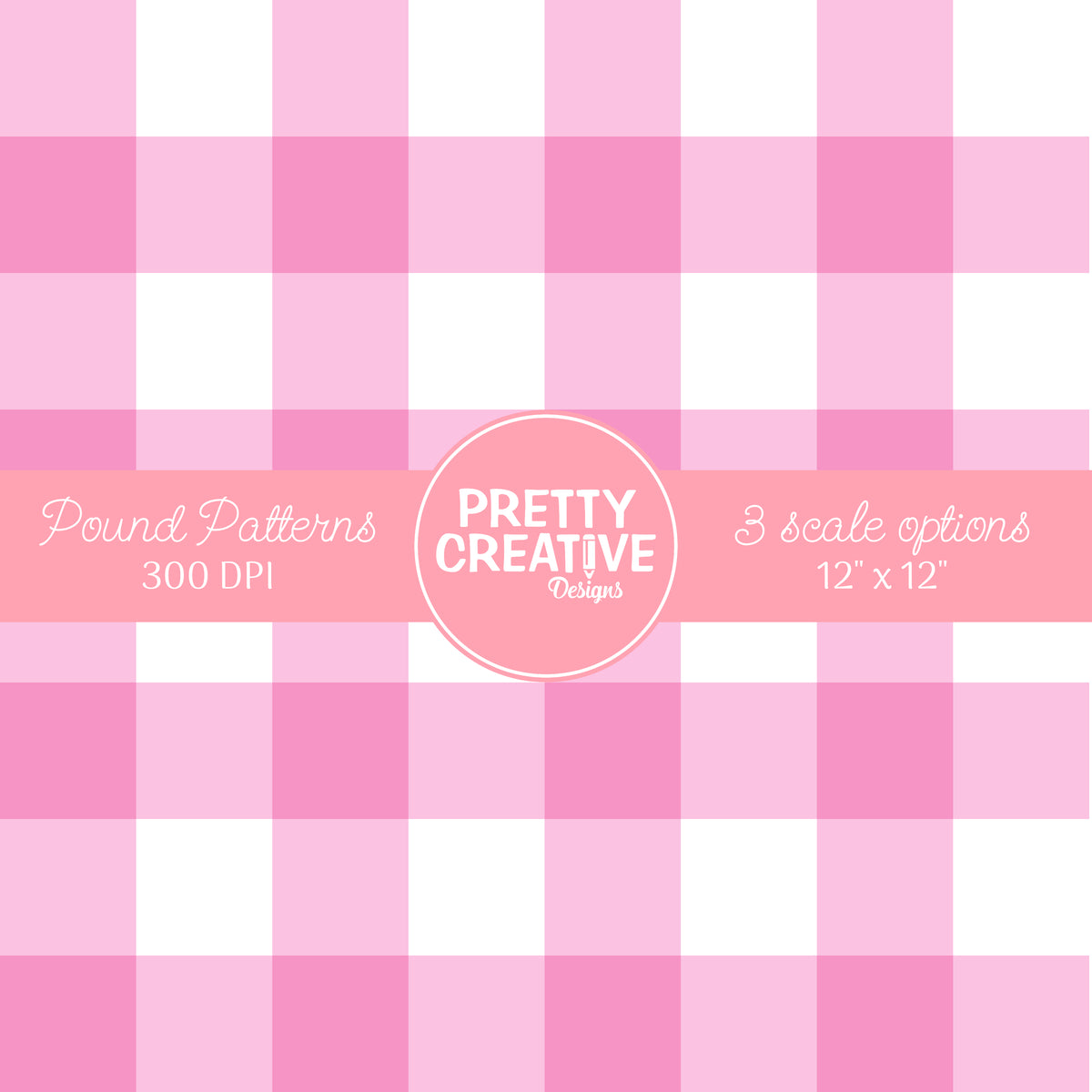 Seamless Pound Pattern 8 (Large, Medium & Small Scale)