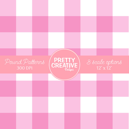 Seamless Pound Pattern 8 (Large, Medium & Small Scale)