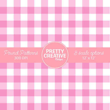 Seamless Pound Pattern 8 (Large, Medium & Small Scale)
