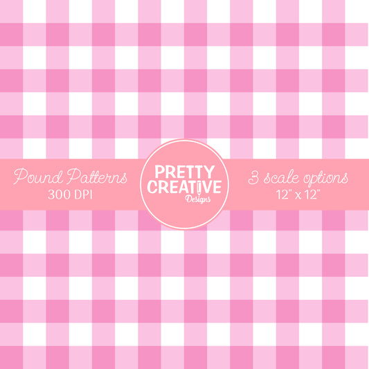 Seamless Pound Pattern 8 (Large, Medium & Small Scale)