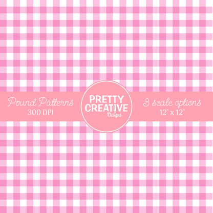 Seamless Pound Pattern 8 (Large, Medium & Small Scale)