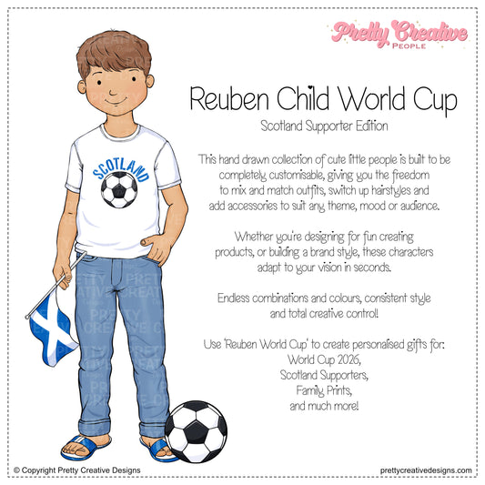Reuben (Child) Scotland Supporter