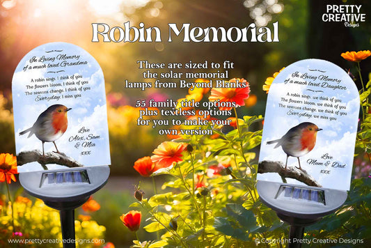 Robin Solar Light Artwork - LIMITED TO 30 SALES
