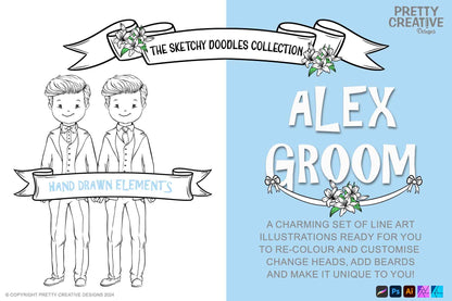 Sketchy Doodles Editable Alex Groom