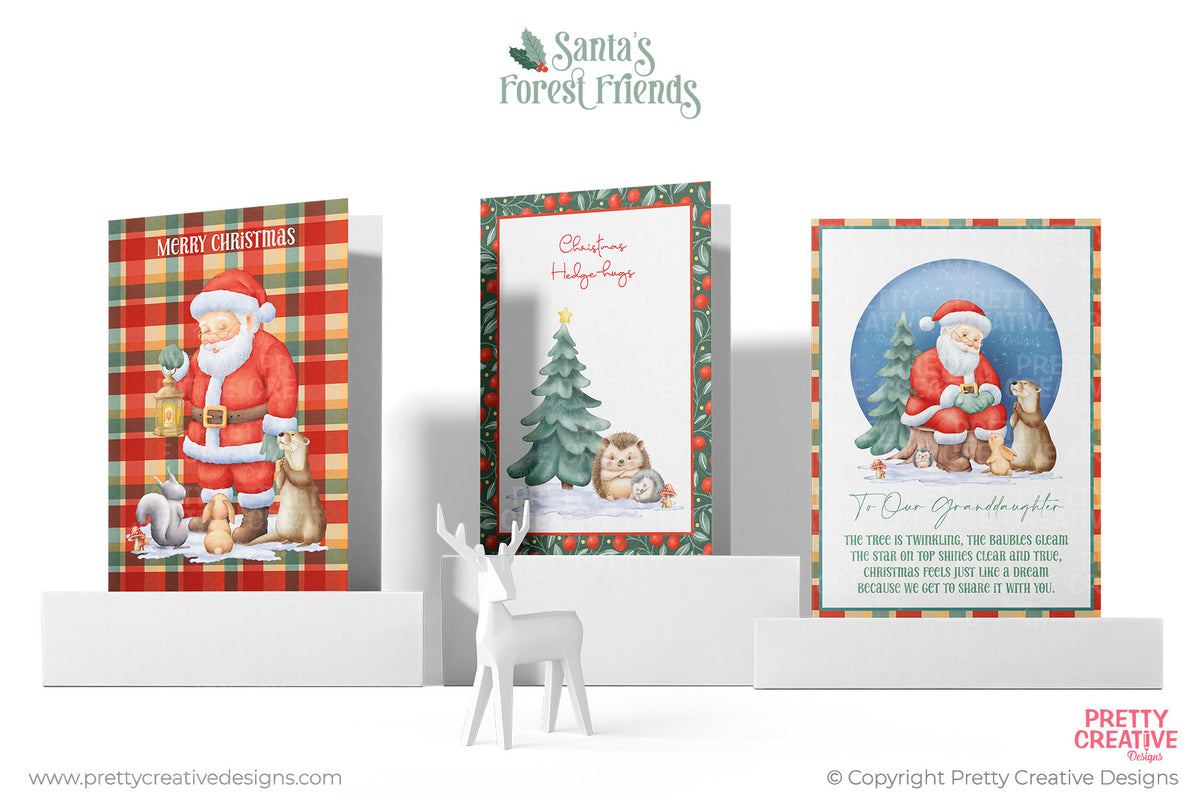 Santa's Forest Friends Stand Alone Image Set